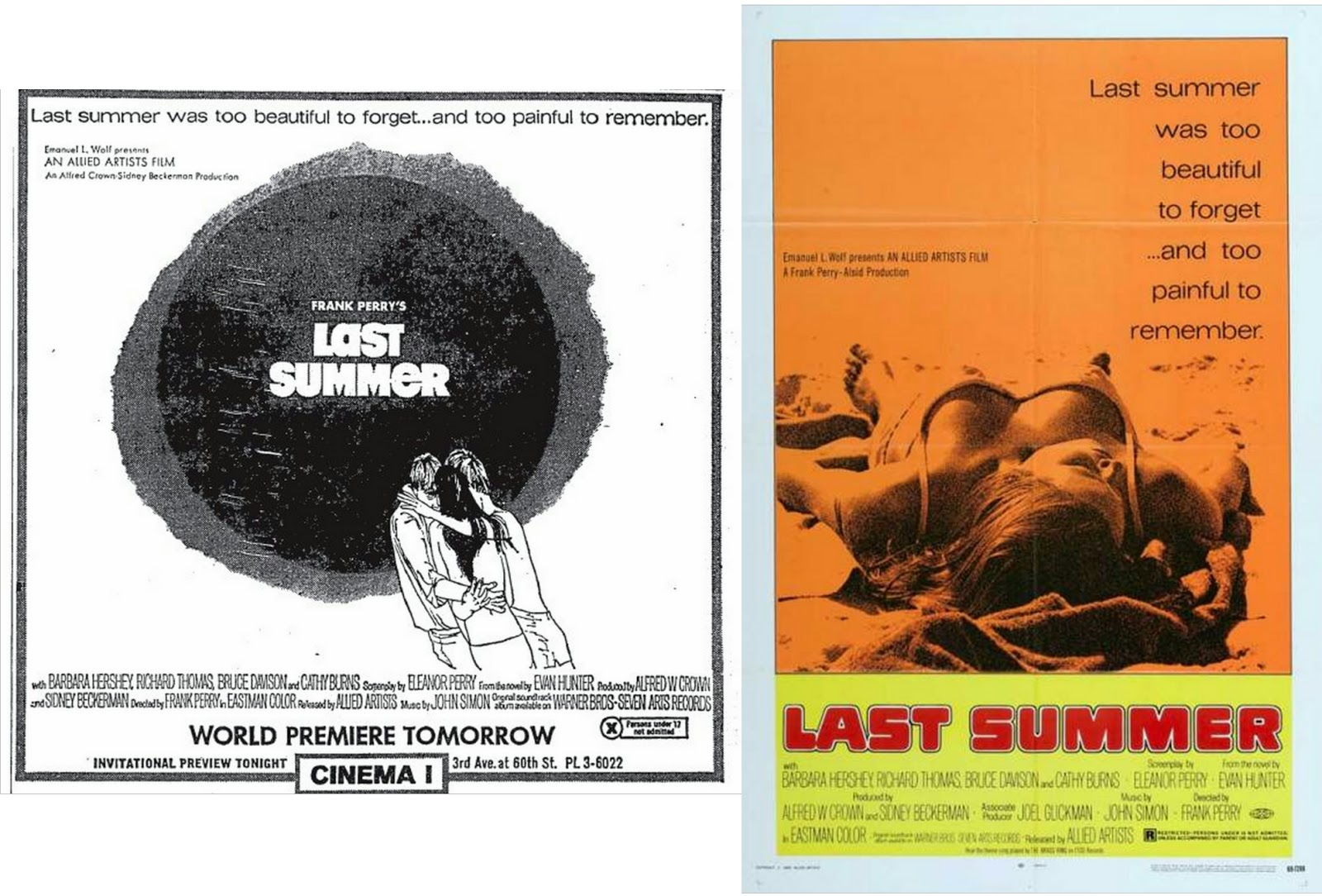 DREAMS ARE WHAT LE CINEMA IS FOR: LAST SUMMER 1969